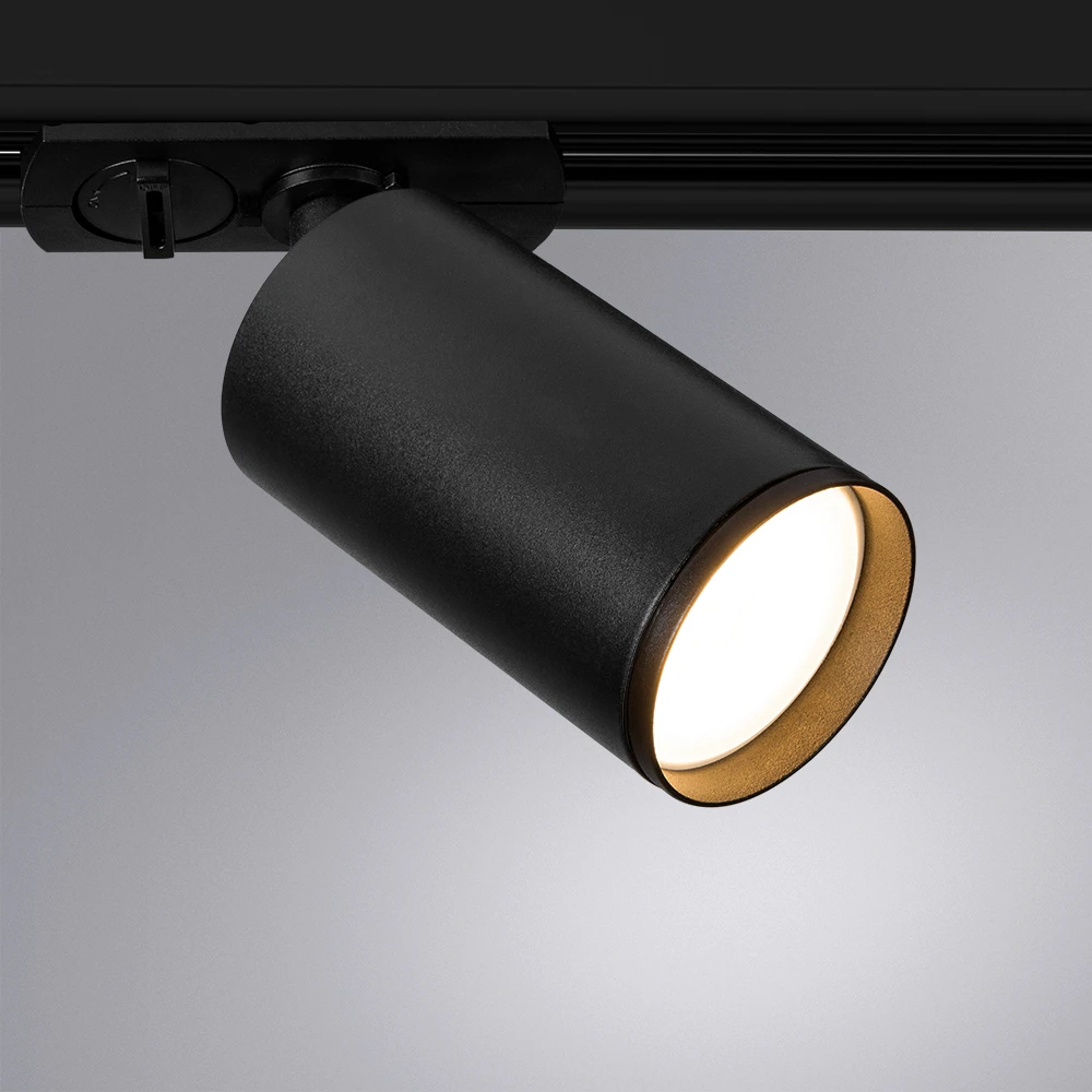 Трековый светильник Arte Lamp FLAME A1519PL-1BK — фото 2