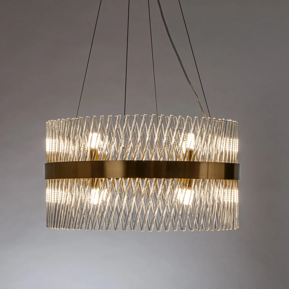 Подвесная люстра Arte Lamp ACAPULCO A1073LM-12PB — фото 2