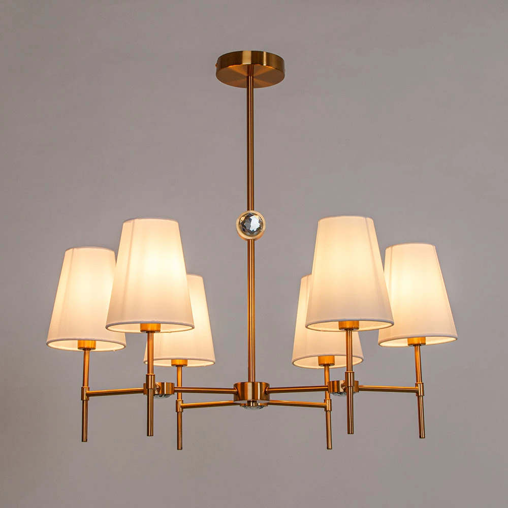 Люстра на штанге Arte lamp DANIELLA A4104LM-6PB — фото 2