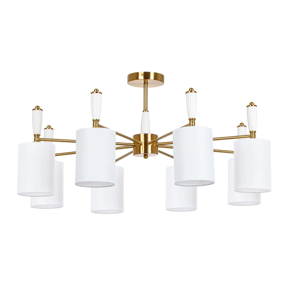 Люстра на штанге Arte Lamp WAVERLEY A4102PL-8PB — фото 1
