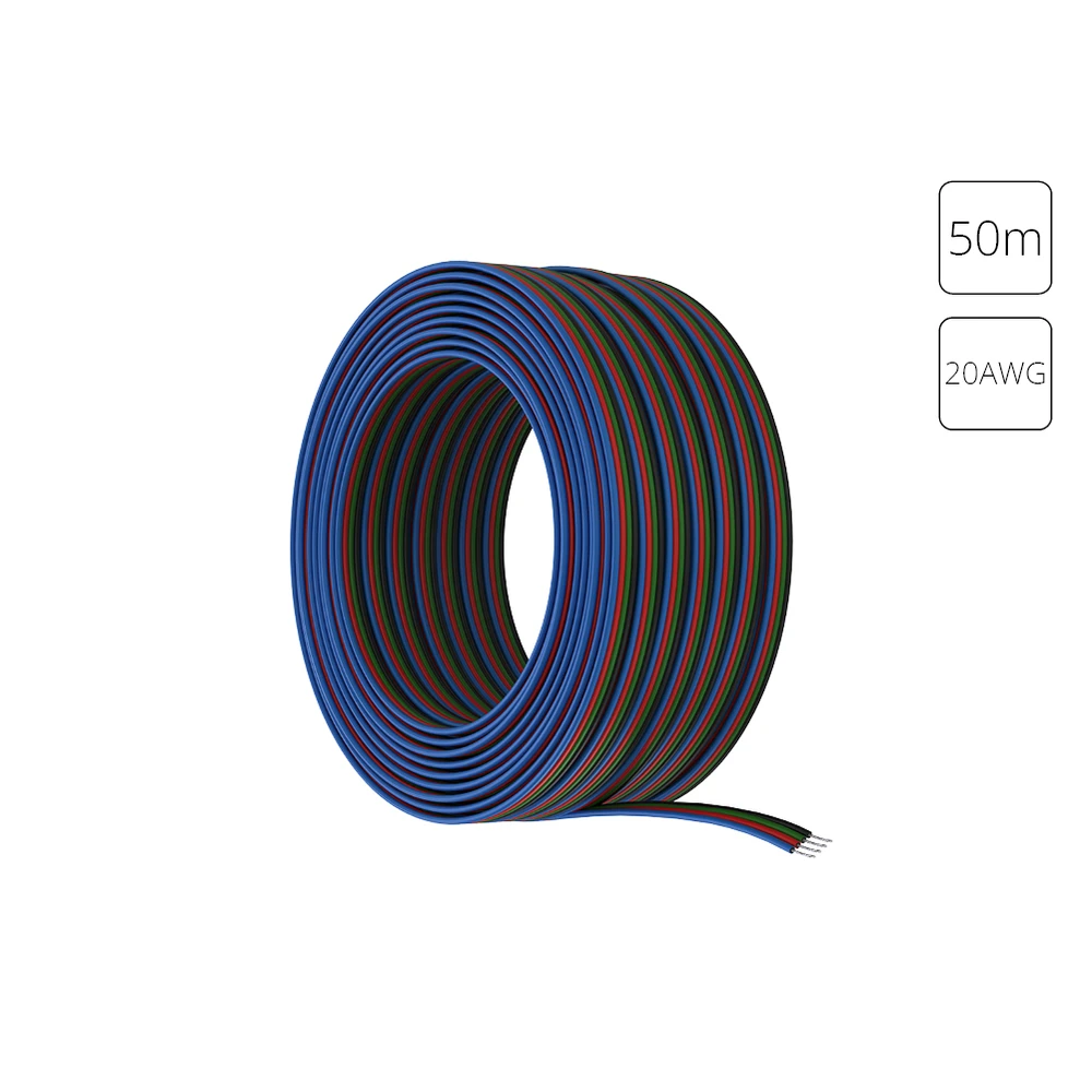 Провод 4-жильный для светодиодной ленты RGB 50м, 20AWG Arte Lamp STRIP-ACCESSORIES A20-4W — фото 1