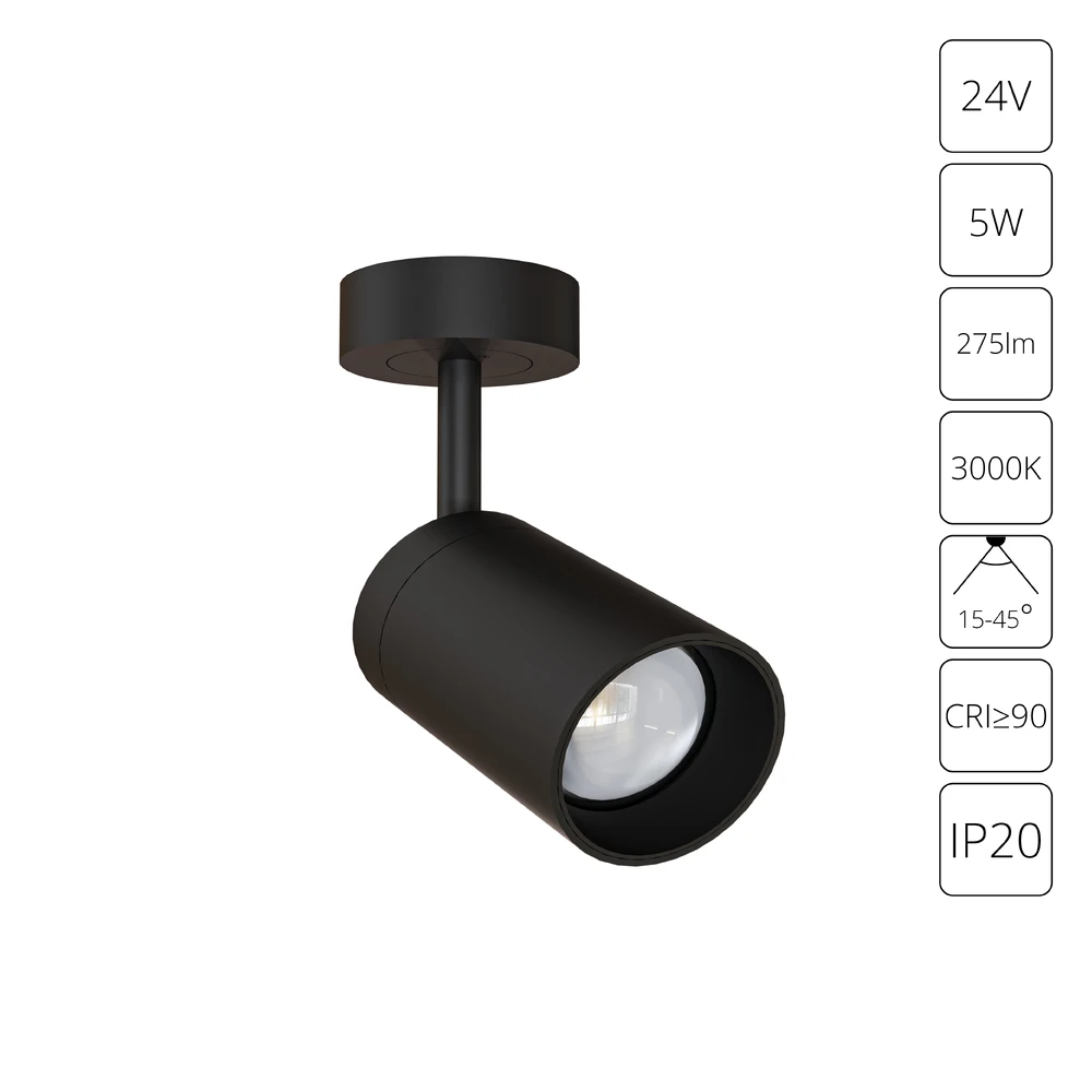 Подсветка для ювелирных изделий Arte Lamp PRESTO A6393PL-1BK — фото 1