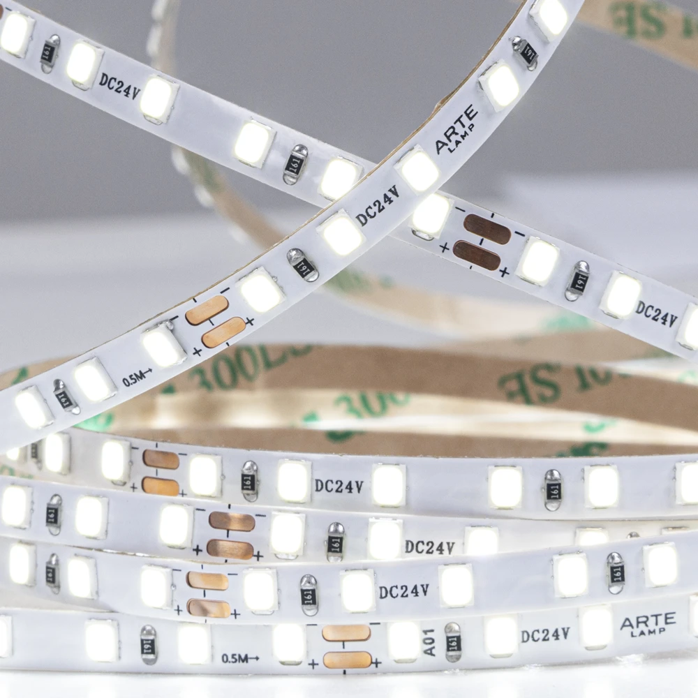 Светодиодная лента 24V 9,6W/m 4000К 5м Arte Lamp TAPE A2412005-02-4K — фото 3