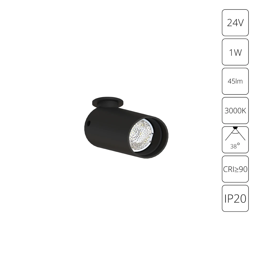 Подсветка для ювелирных изделий Arte Lamp PRESTO A6381PL-1BK — фото 1