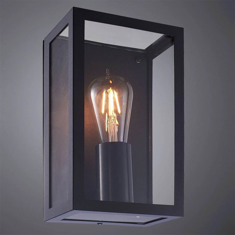 Уличный настенный светильник Arte Lamp BELFAST A4569AL-1BK — фото 2