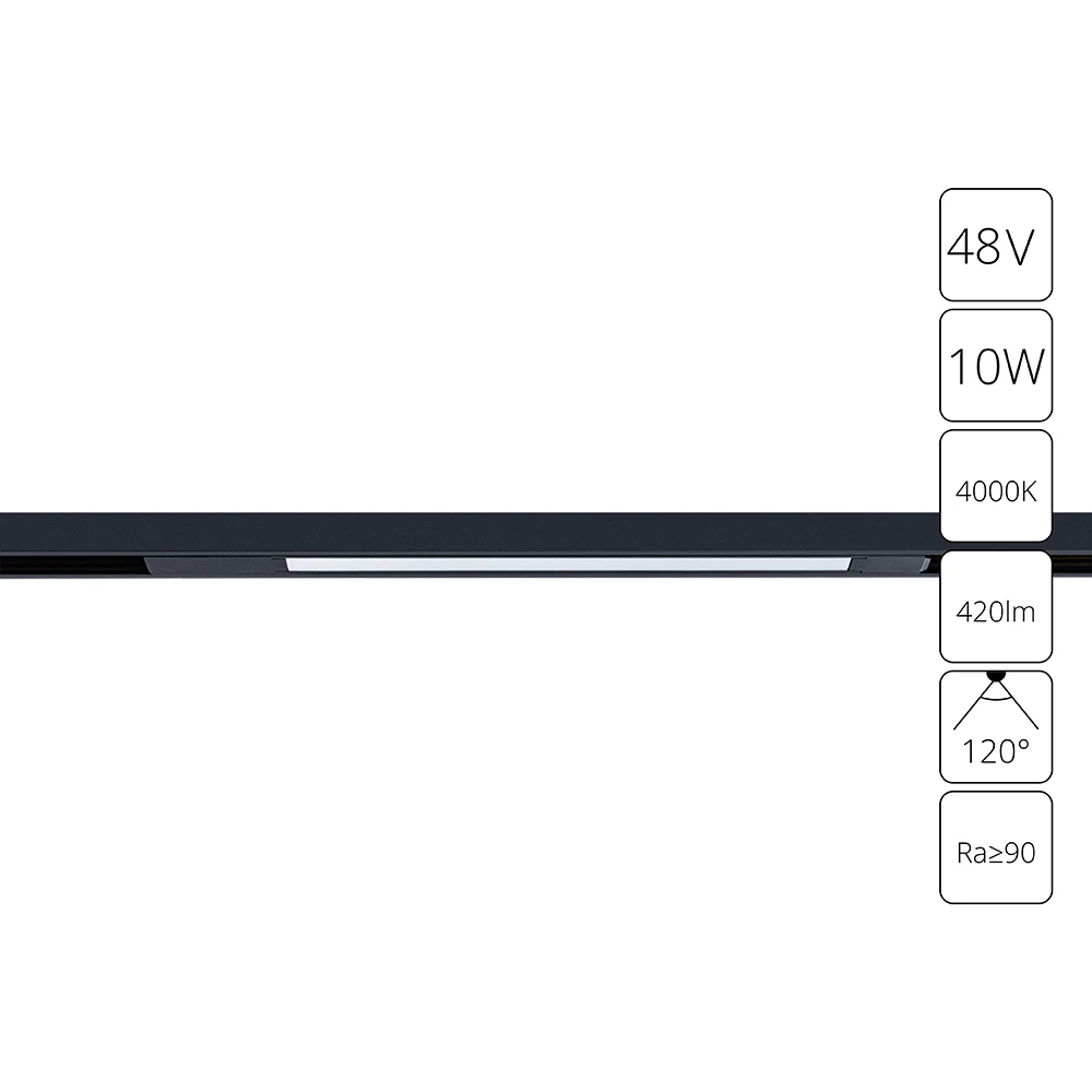 Магнитный трековый светильник Arte Lamp OPTIMA A7263PL-1BK — фото 1