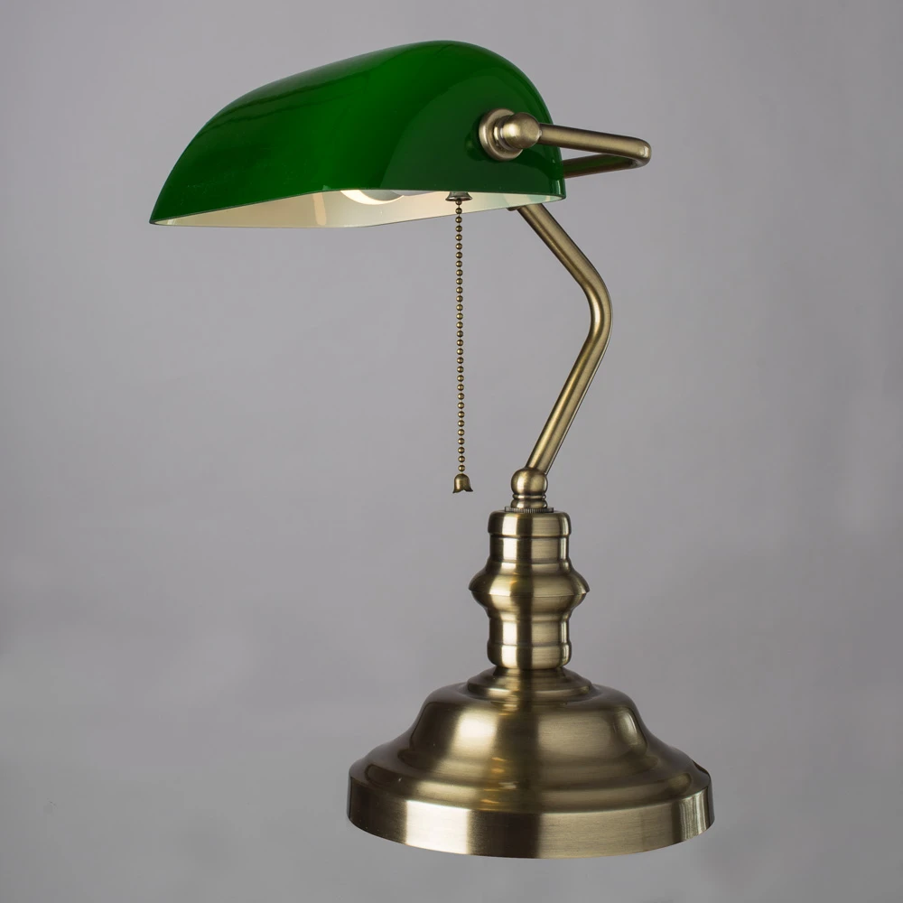 Кабинетная настольная лампа Arte Lamp BANKER A2492LT-1AB — фото 2