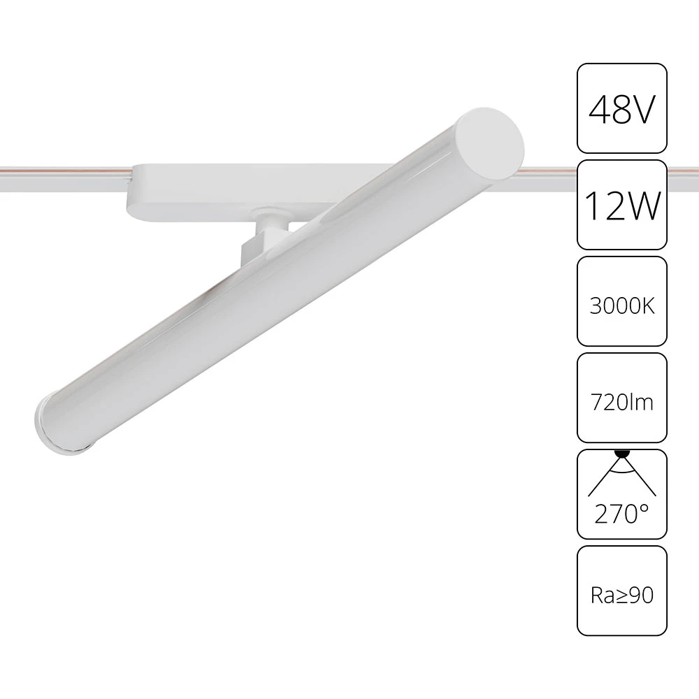 Магнитный трековый светильник Arte Lamp RAPID A1165PL-1WH — фото 1