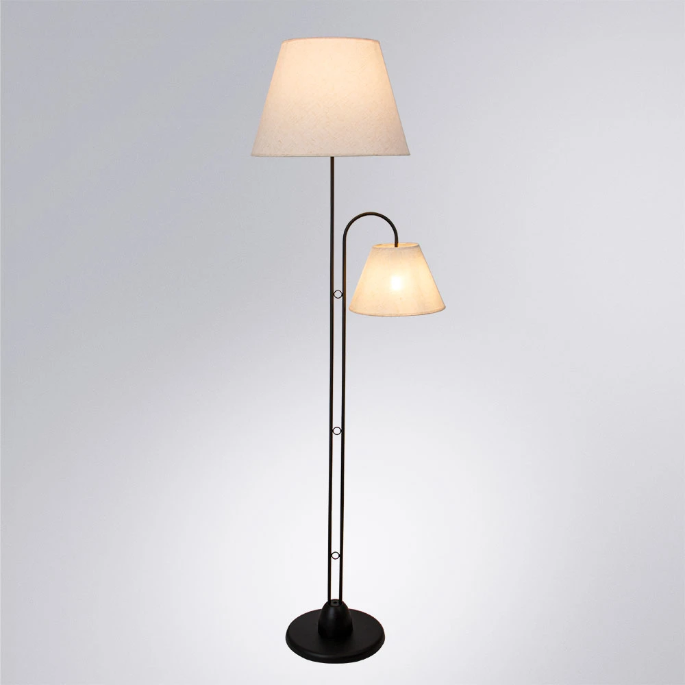 Торшер Arte Lamp ALEA A5068PN-2BK — фото 2
