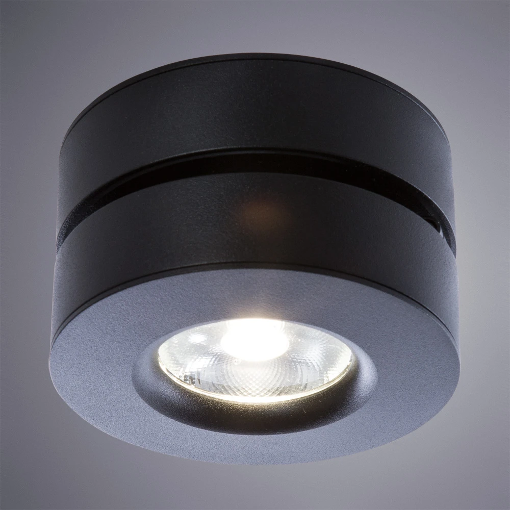Точечный накладной светильник Arte Lamp VELA A2511PL-1BK — фото 2