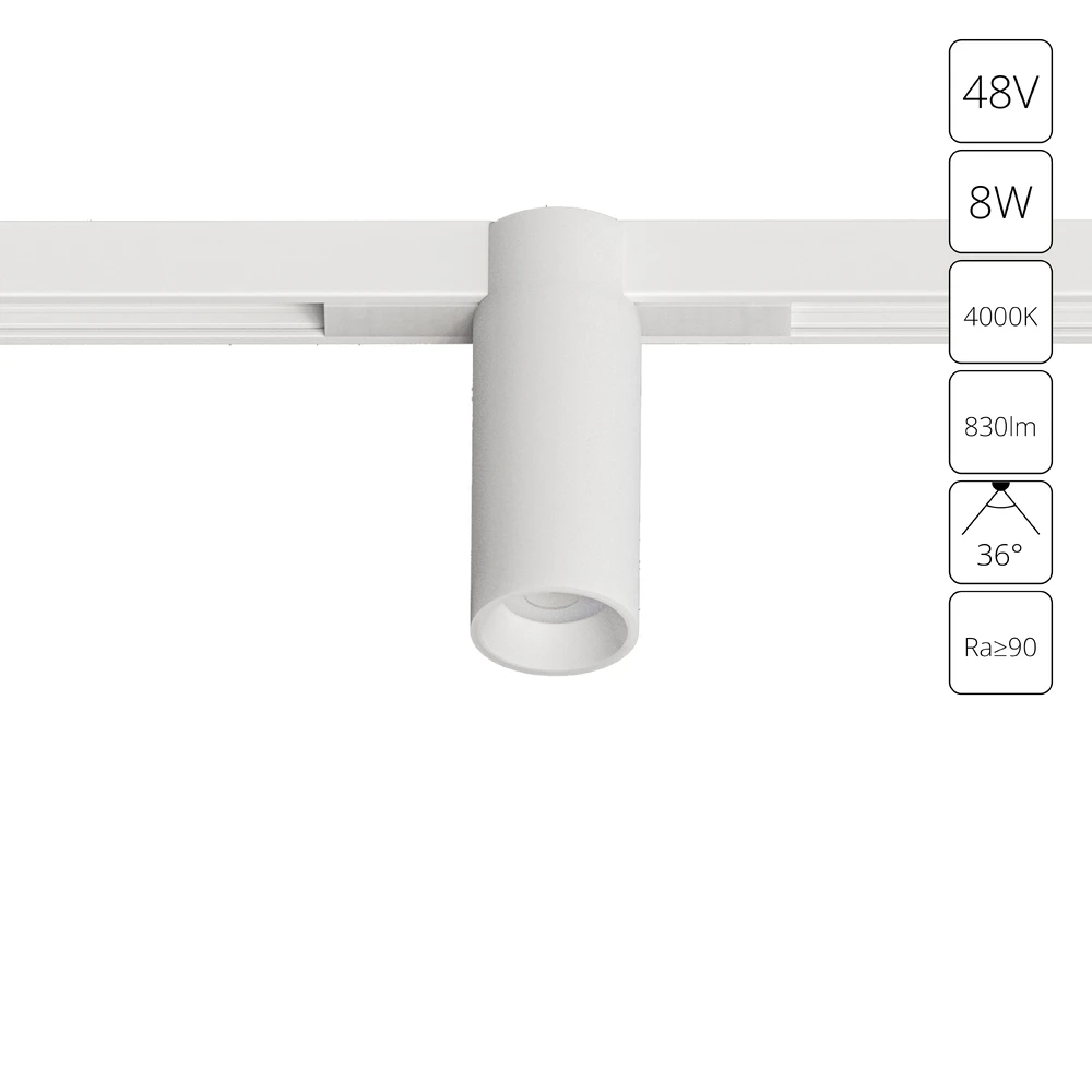 Магнитный трековый светильник Arte Lamp OPTIMA A7269PL-1WH — фото 1