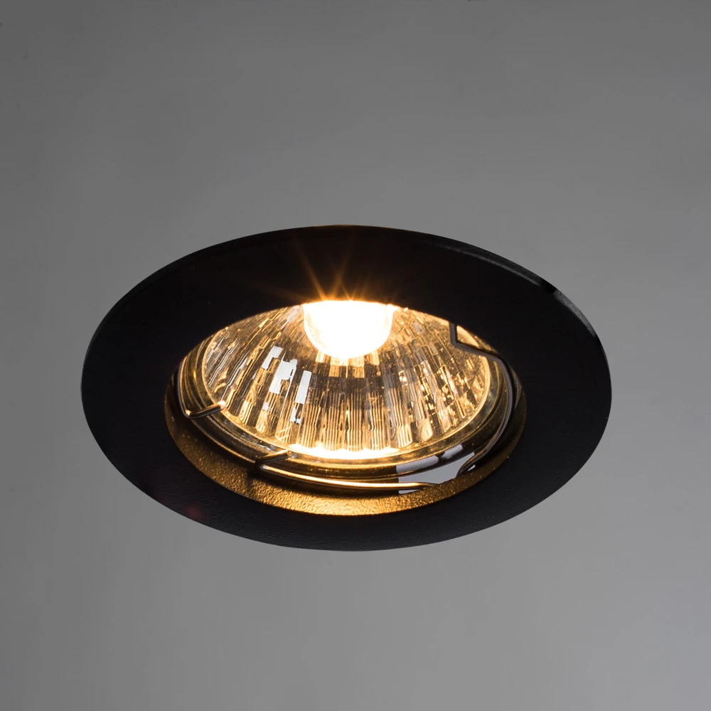 Точечный встраиваемый светильник Arte Lamp BASIC A2103PL-1BK — фото 2