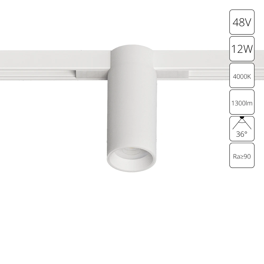Магнитный трековый светильник Arte Lamp OPTIMA A7270PL-1WH — фото 1
