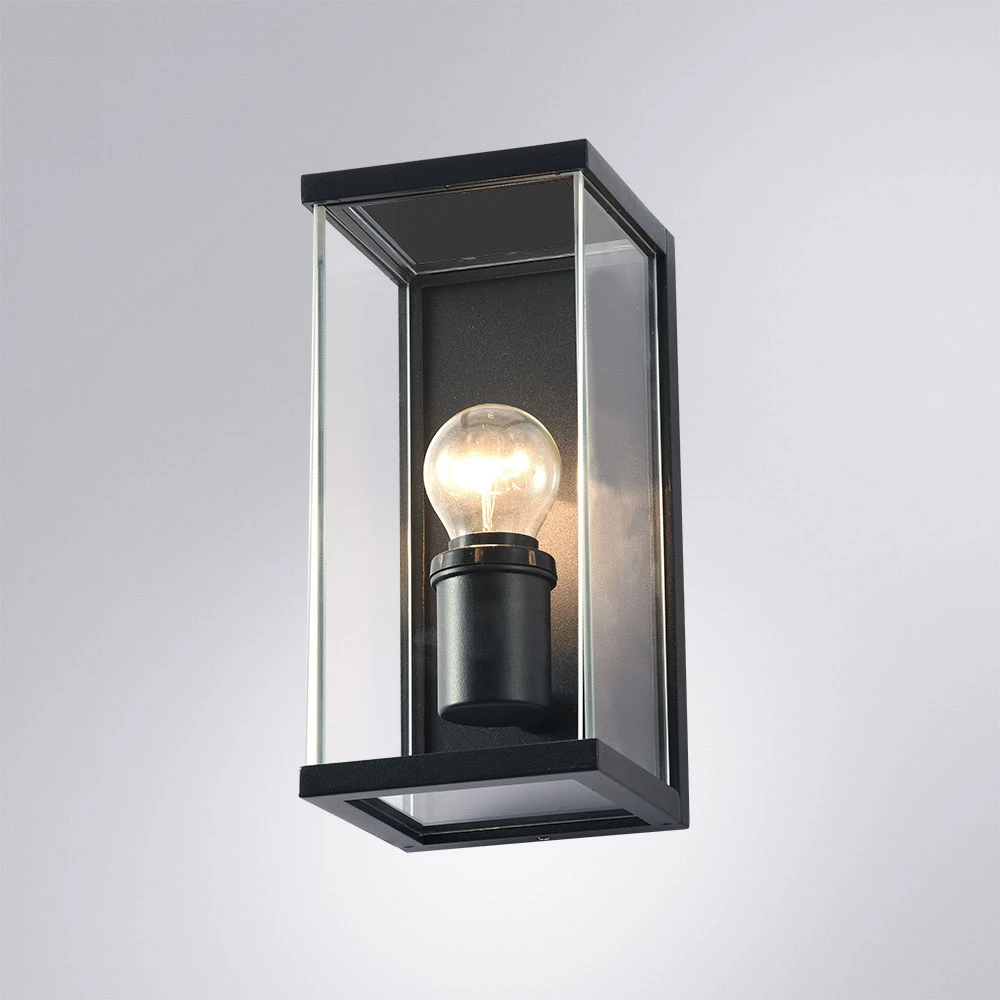 Уличный настенный светильник Arte Lamp POT A1632AL-1BK — фото 2