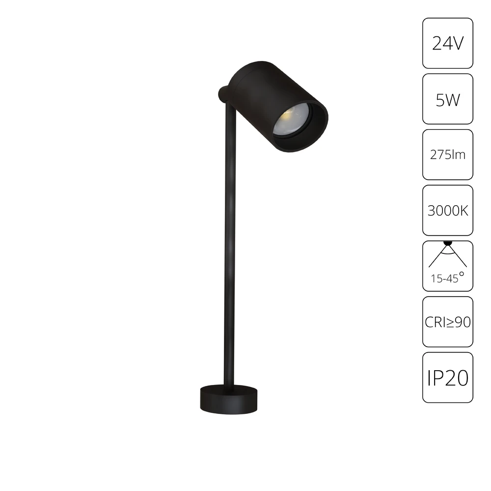 Подсветка для ювелирных изделий Arte Lamp PRESTO A6397LT-1BK — фото 1