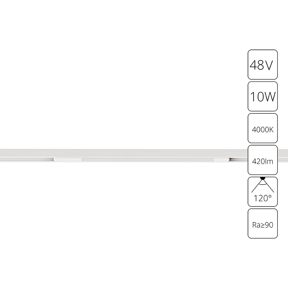 Магнитный трековый светильник Arte Lamp OPTIMA A7263PL-1WH — фото 1