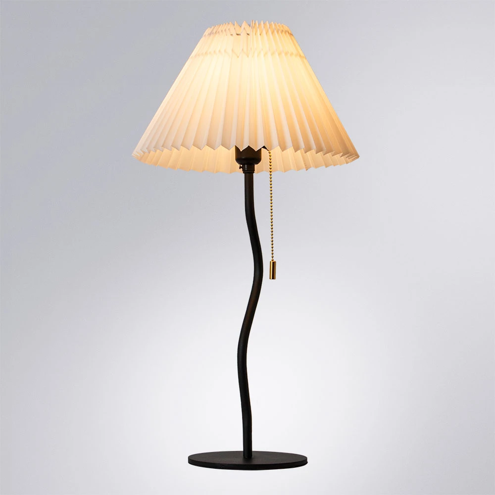 Декоративная настольная лампа Arte Lamp AGATHA A5069LT-1BK — фото 2