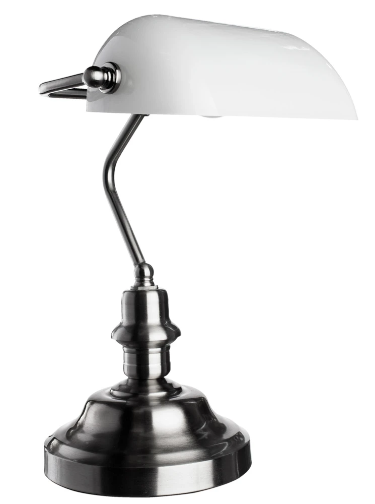 Кабинетная настольная лампа Arte Lamp BANKER A2491LT-1SS — фото 1
