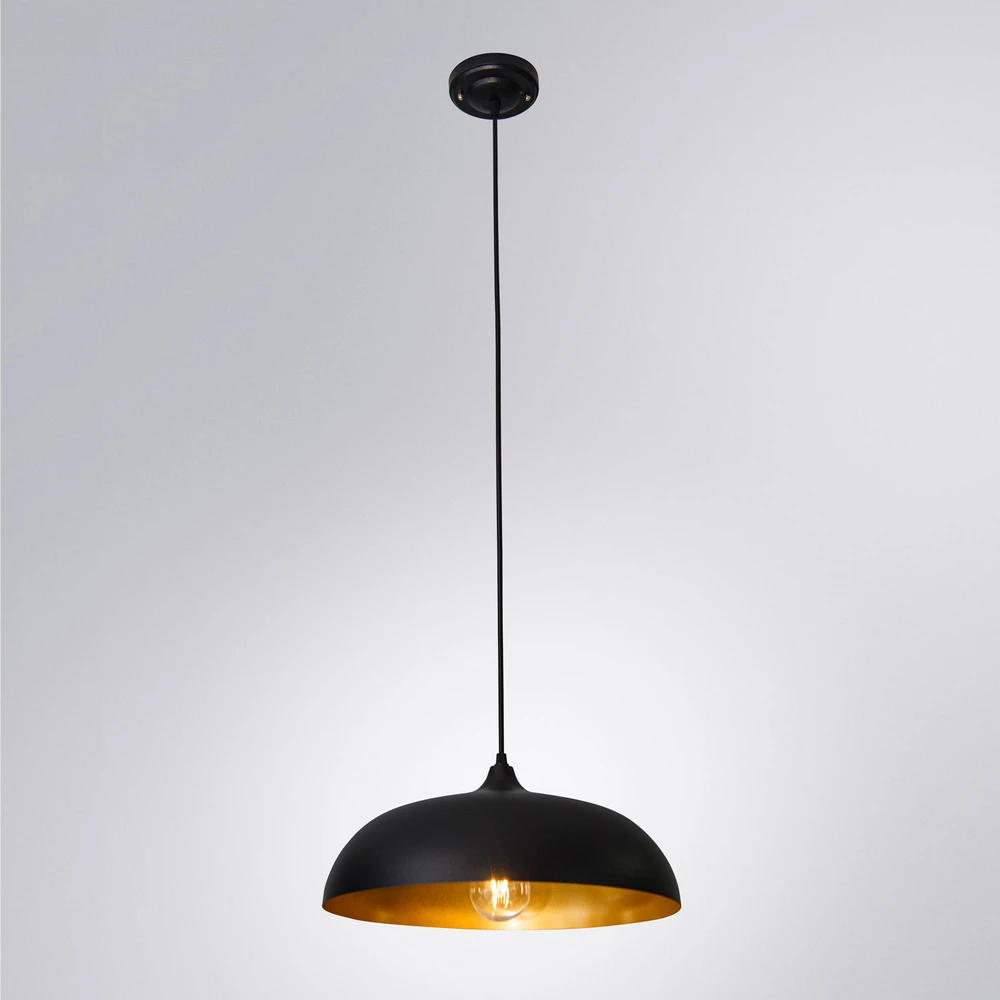 Подвесной светильник Arte Lamp CARMEL A7104SP-1BK — фото 2