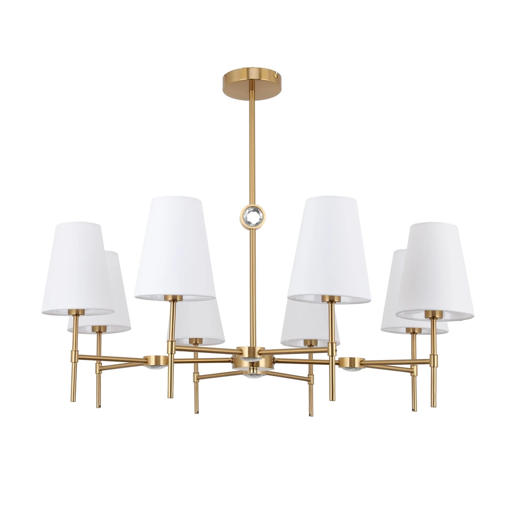 Люстра на штанге Arte lamp DANIELLA A4104LM-8PB — фото 1