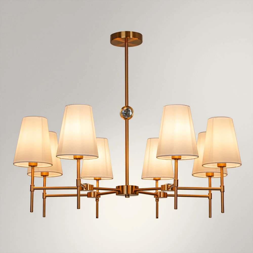 Люстра на штанге Arte lamp DANIELLA A4104LM-8PB — фото 2